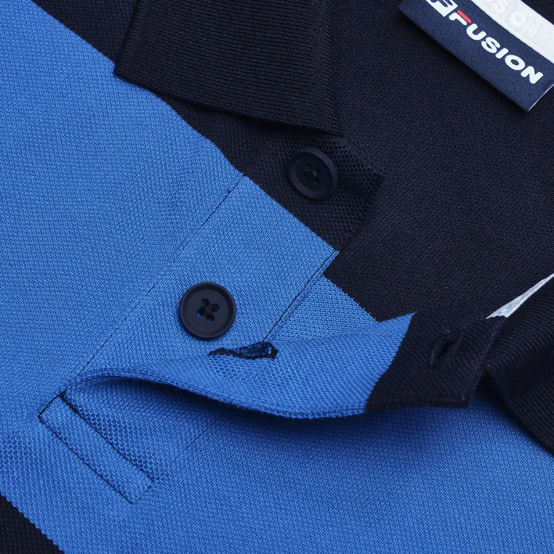 FILA FUSION Polo Shirt Men's Cobalt Blue-2