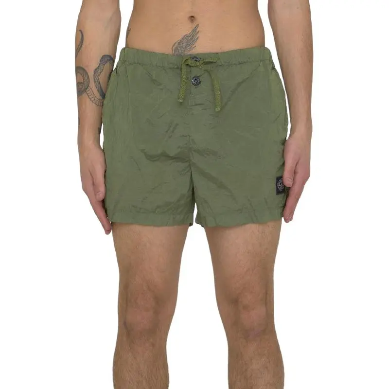 STONE ISLAND Swimming Shorts Men's Green-2