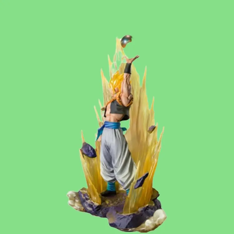 BANDAI Figuarts ZERO [EXTRA BATTLE] Super Saiyan Gogeta Resurrection Fusion  Exclusive Edition  Action Figures-2