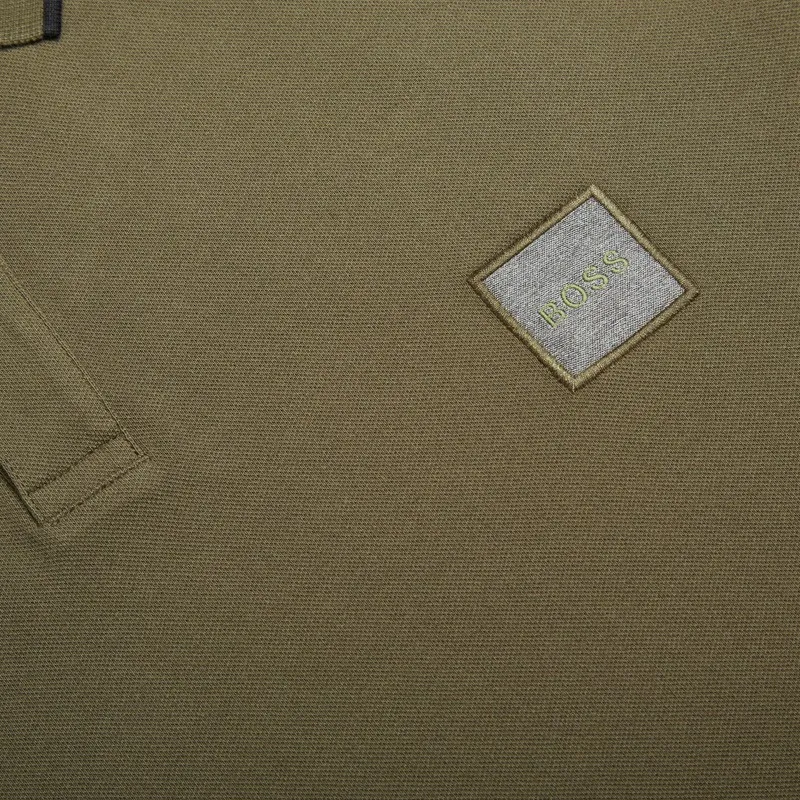 HUGO BOSS I Am The Lord Polo Shirts Men Army Green-4