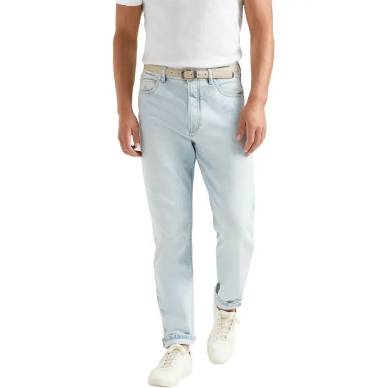 Brunello Cucinelli Logo Patch Mid Rise Jeans-1