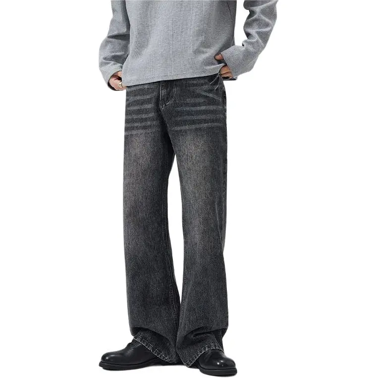 BEAR UNION Jeans Unisex Black Gray-5
