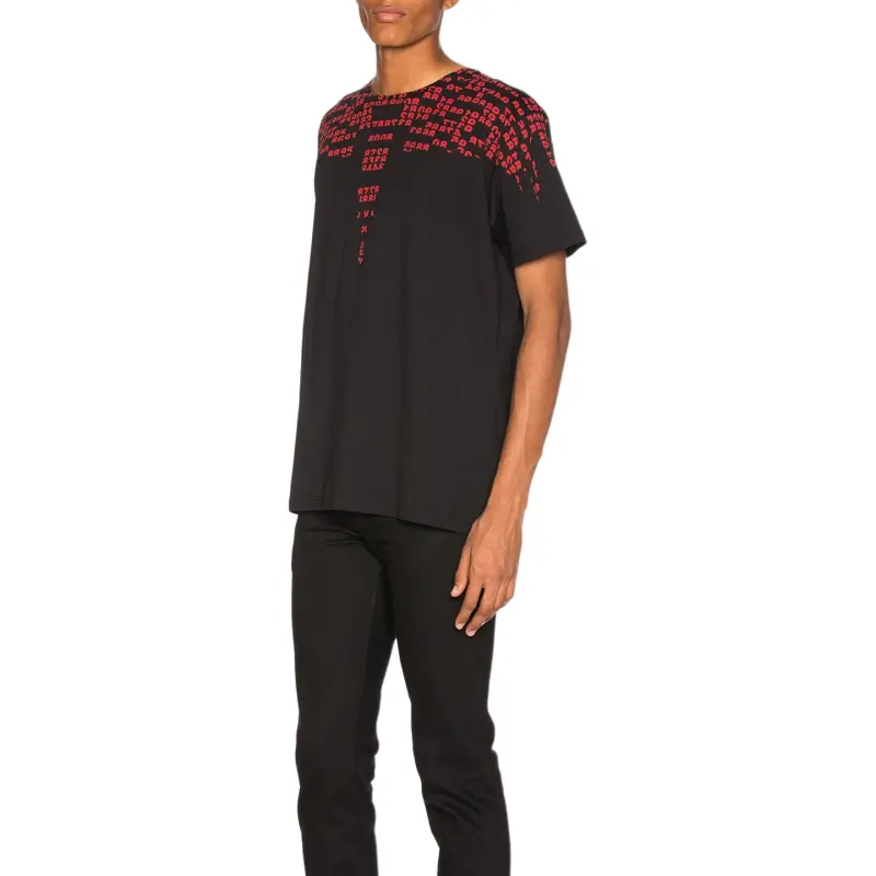 MARCELO BURLON COUNTY OF MILAN T Shirt Men's Black Red-2