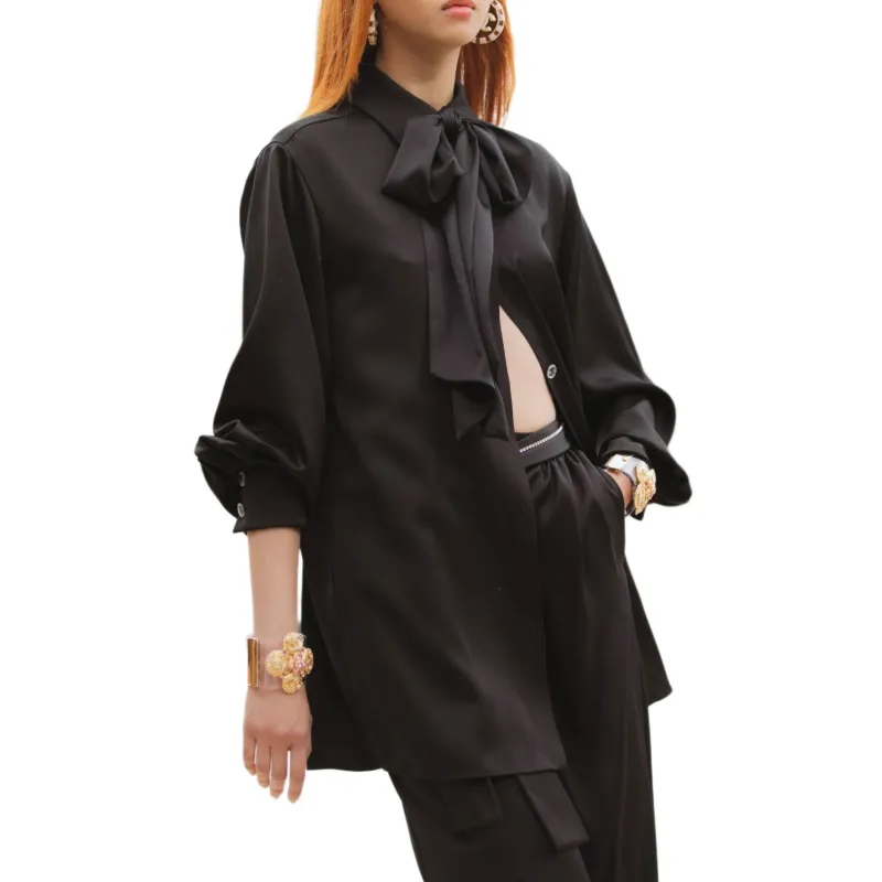 CHANEL Shirts Women's Black-3