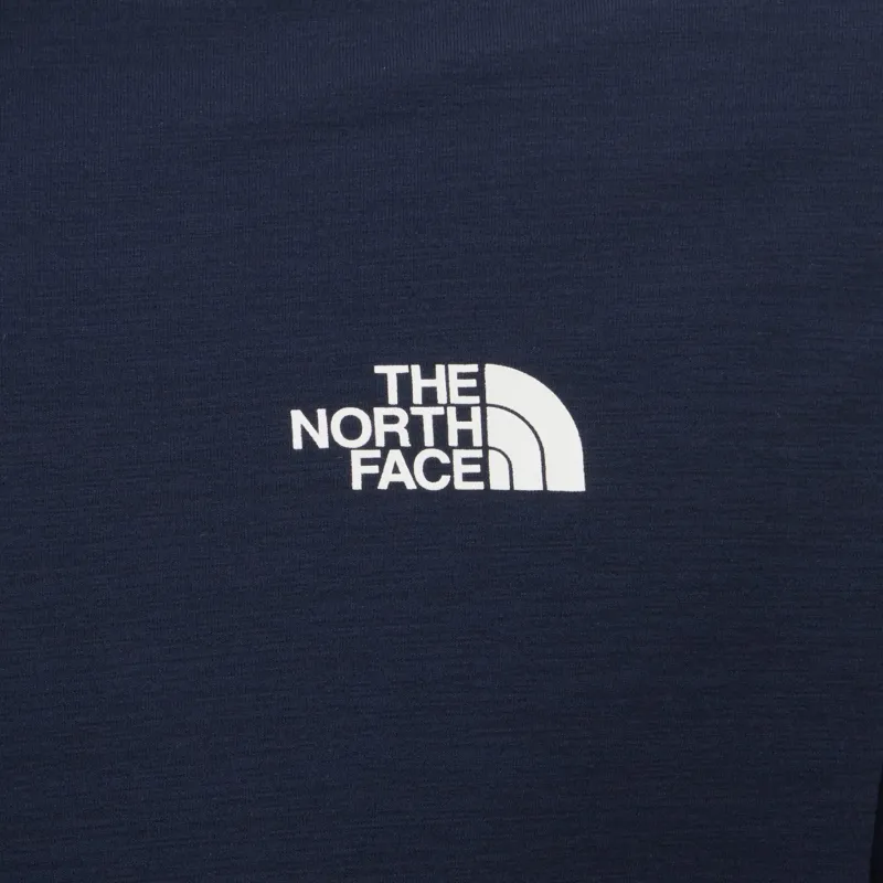 THE NORTH FACE All Day Tech L/S Zip Tee T Shirt Men's Marine Blue-3