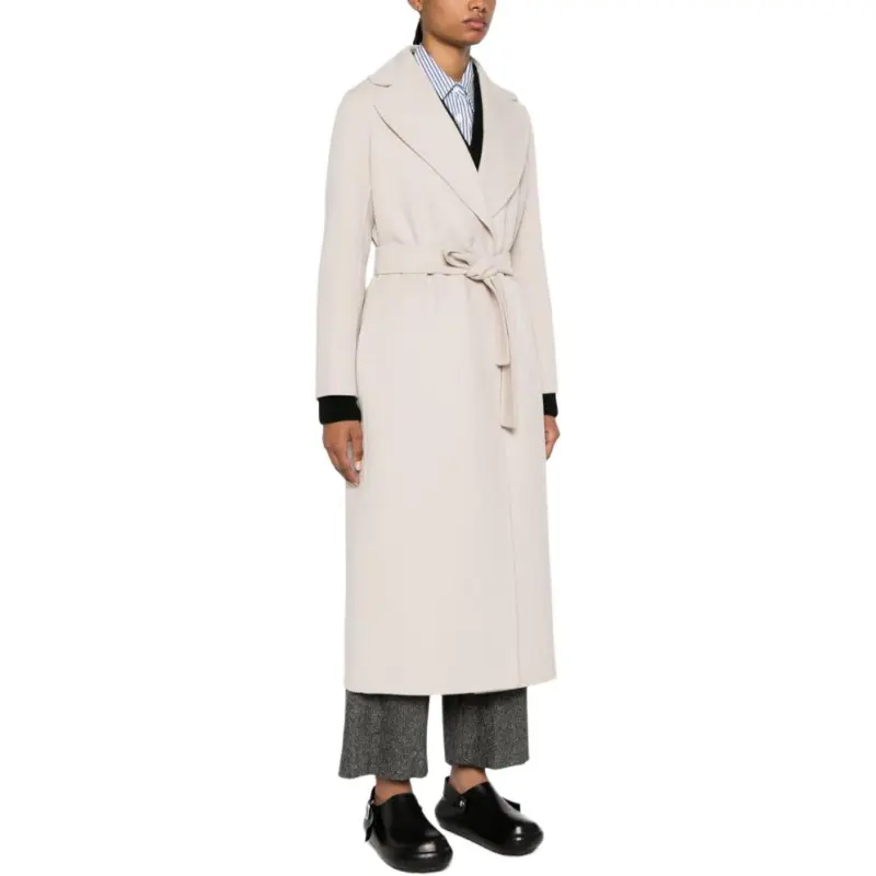 MaxMara Poldo Straight Hem Belted Coat-3