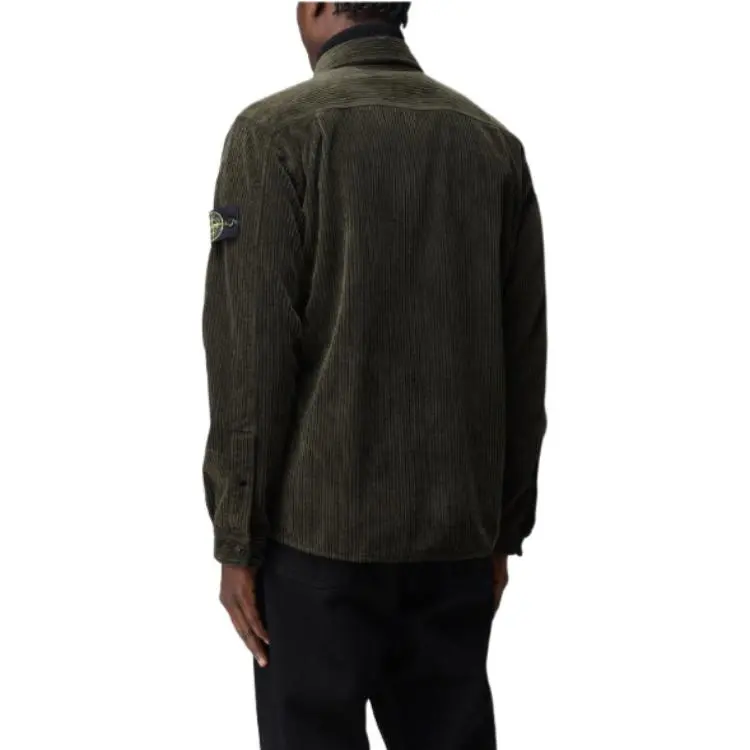 STONE ISLAND Shirts Men Green-4