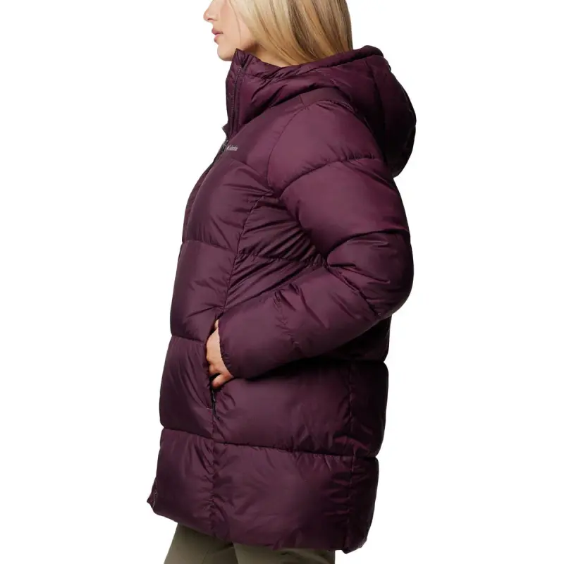Columbia Puffer Jacket Women's Burgundy-3