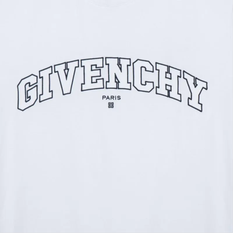 Givenchy Kids Logo Printed Short-Sleeved T-Shirt-5