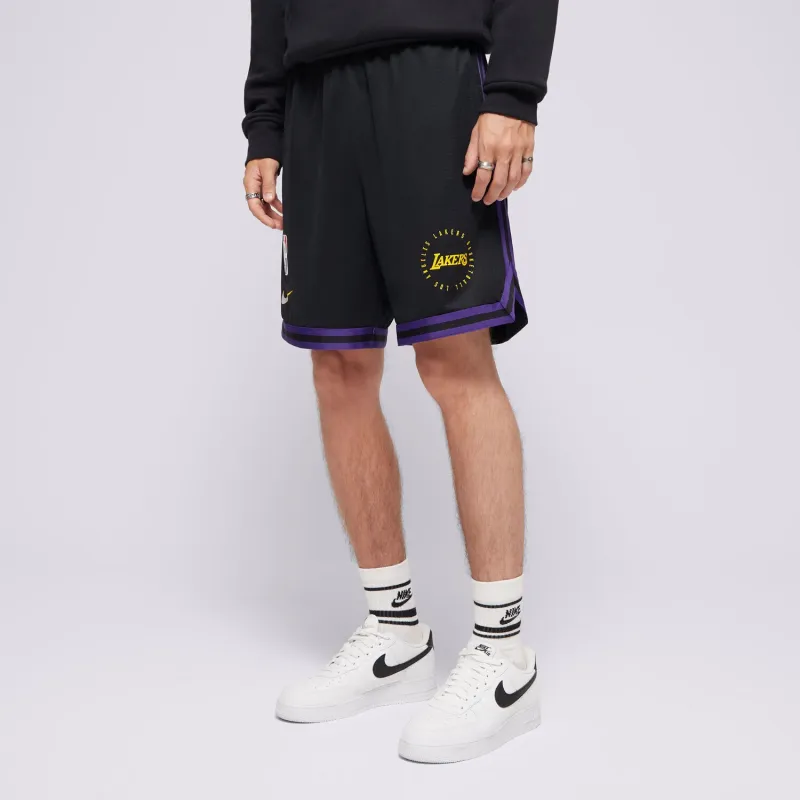 Nike x NBA Los Angeles LakersDNA Basketball Shorts Men's Black/Outdoor Purple-3