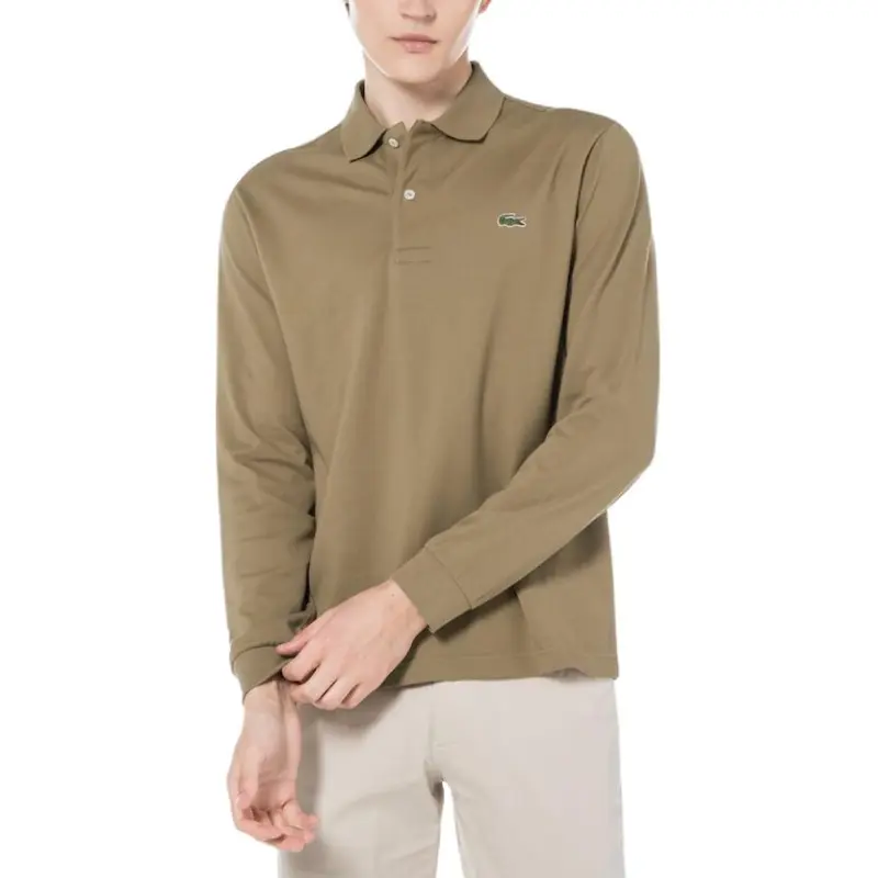 LACOSTE Polo Shirts Men Light Brown-1