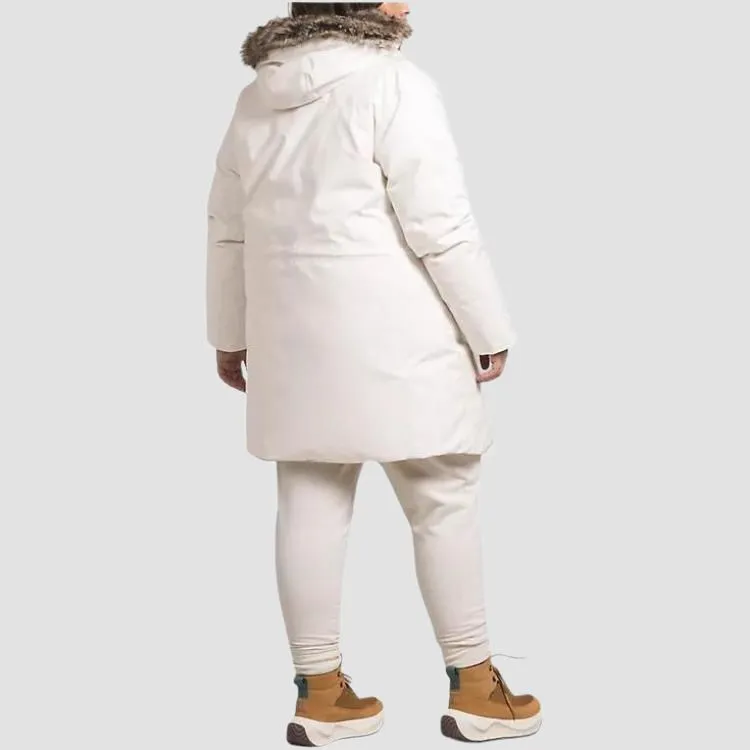 THE NORTH FACE Women's's Plus Arctic Parka Down Jacket Women's White-4