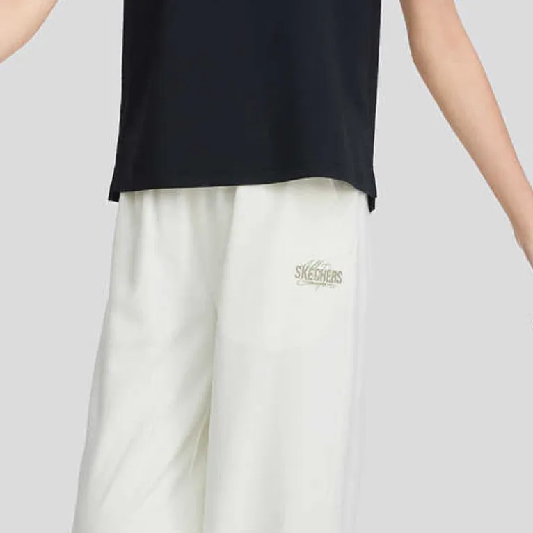 Skechers Knitted Sweatpants Women's Marshmallow White-4