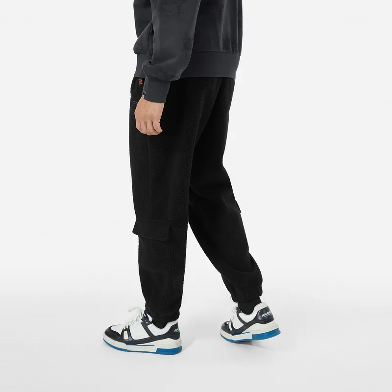 EVISU 2024 Fall And Winter Casual Pants Men Black-3