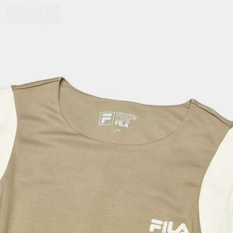 FILA Sleeveless Dress Women's Light Chocolate-2