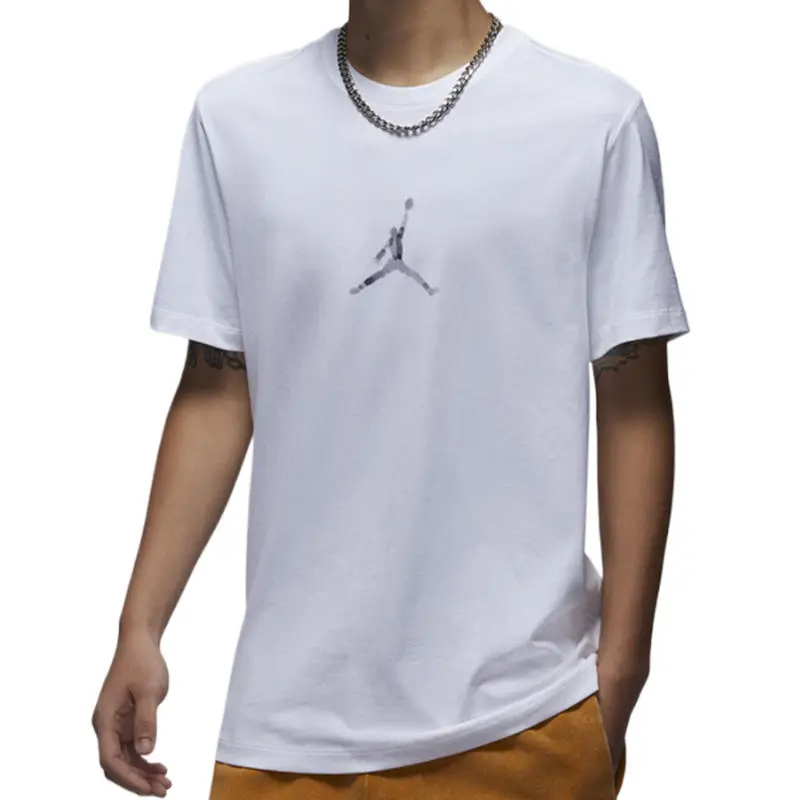 Jordan T Shirts Men White-2