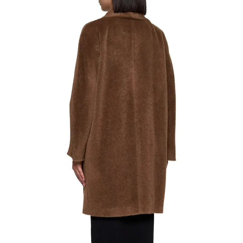 'S MAX MARA Double Breasted Long Sleeved Coat-3
