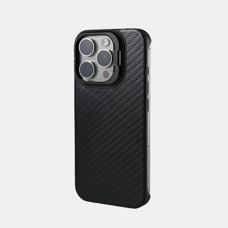 DEPA Genuine Leather Material Frameless Stand Magnetic Phone Cases Applicable To Apple-2