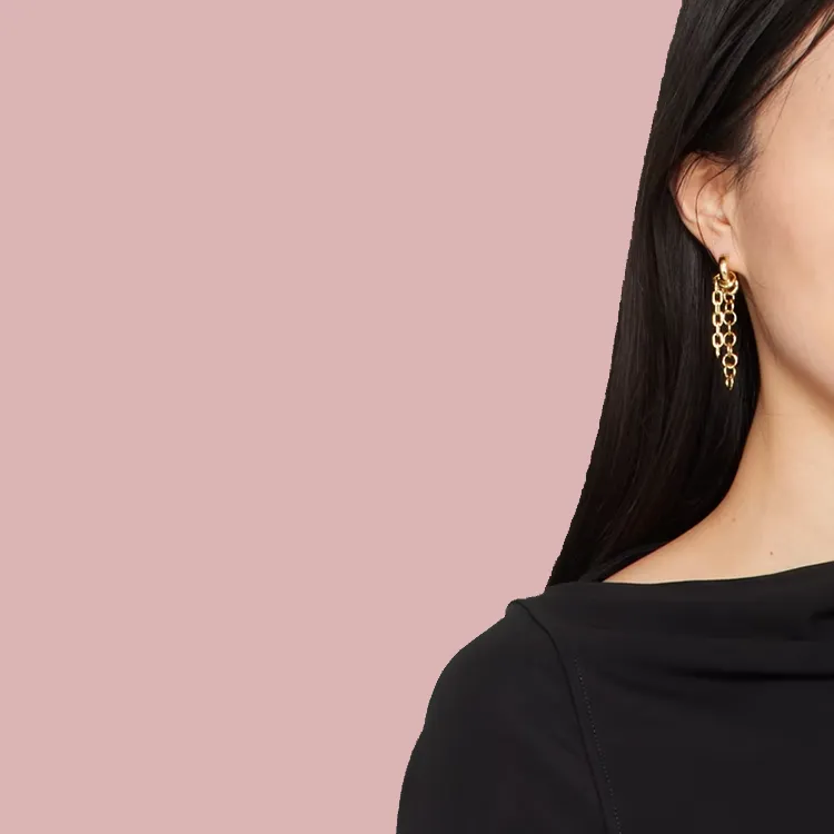 Laura Lombardi 14K Gold Plated Brass Earrings Women's Gold-2