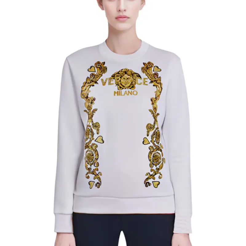 VERSACE Sweatshirts Women's White-3