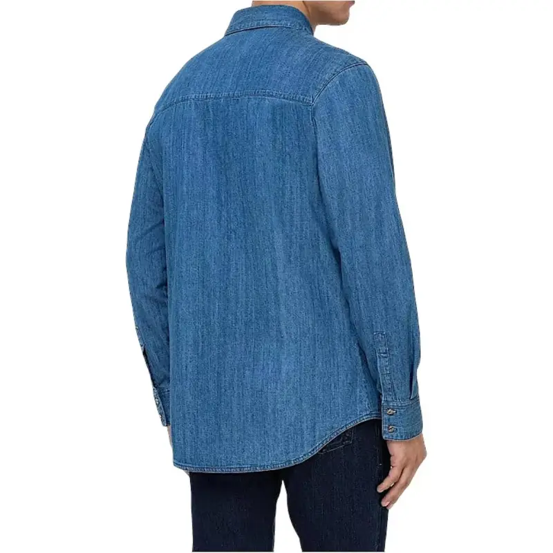 GUCCI Shirts Men Blue-2