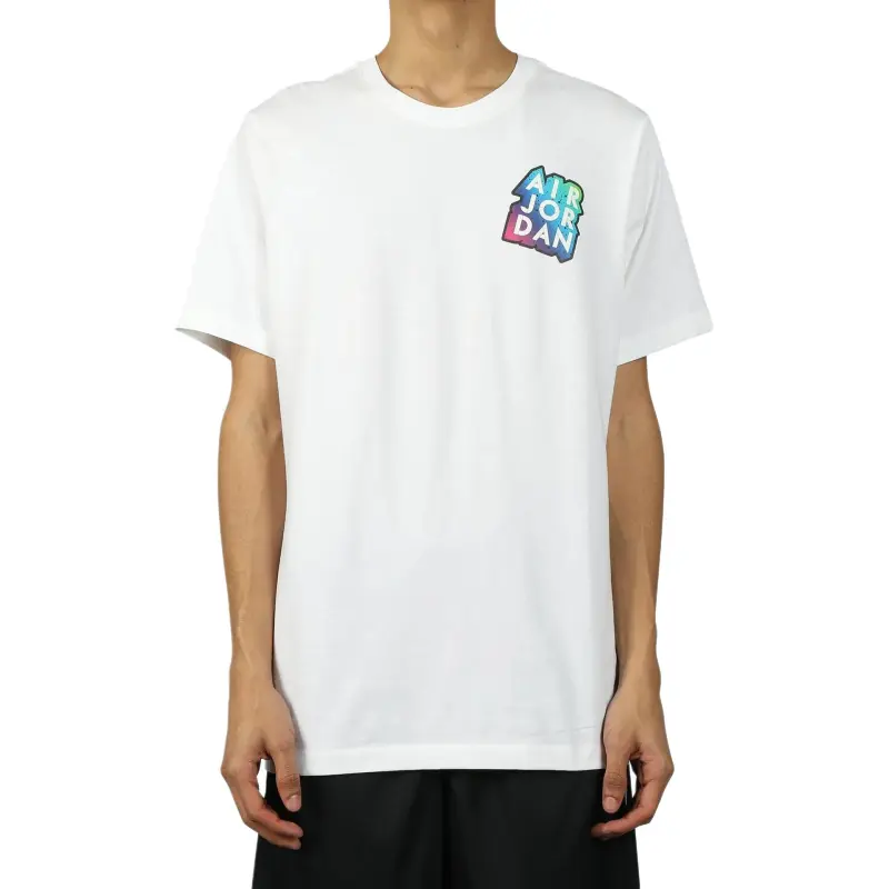 Jordan T Shirts Men White-4