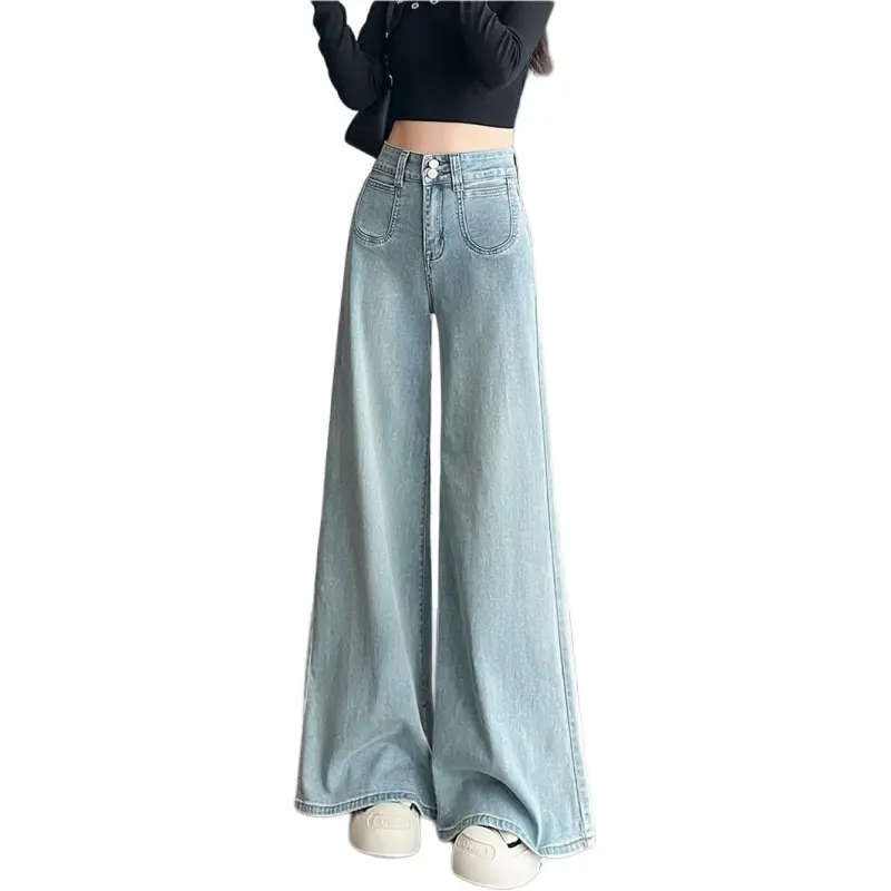 Concubine Zhu Jeans Women's Light Blue-1