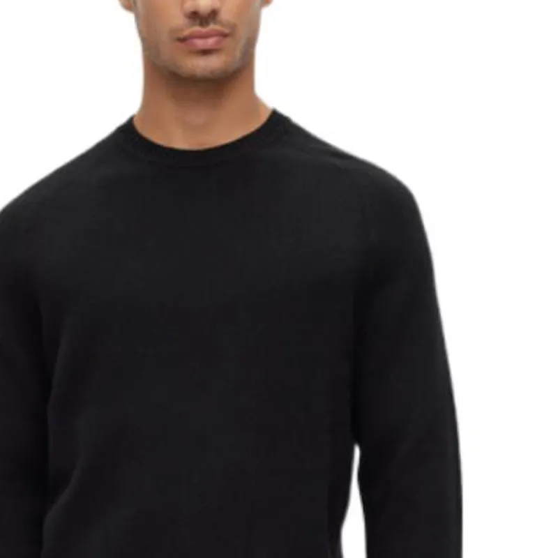 HUGO BOSS FW22 Cashmere Sweater Men's Pitch Black-2