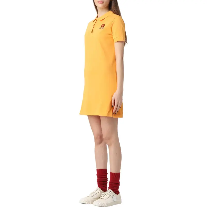 KENZO Boke Flower Mini Polo Shirt Dress-4