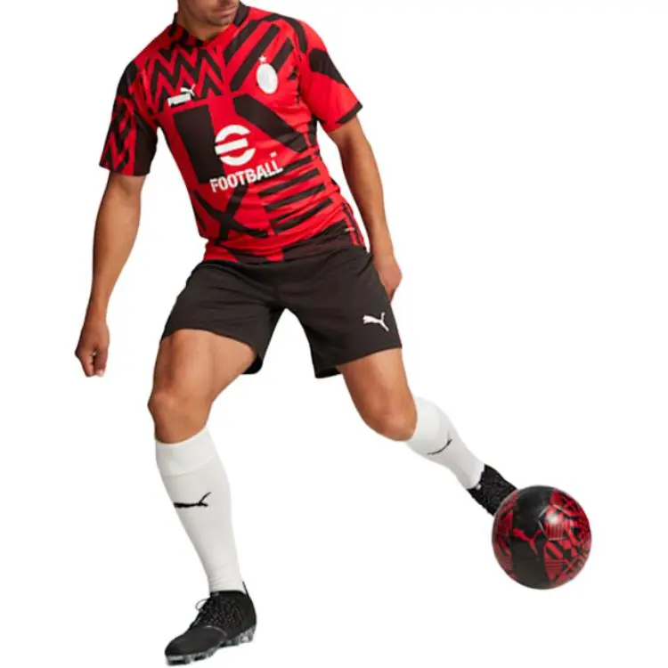 PUMA AC Milan T Shirt Men's Red-3