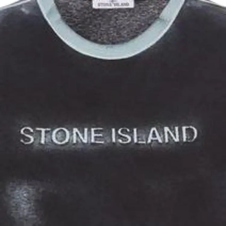 STONE ISLAND STONE ISLAND Hand Sprayed T Shirt Men's Sky Color-2
