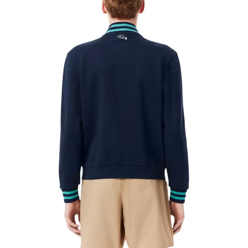 LACOSTE Baseball Jacket Men's Marine Blue-3