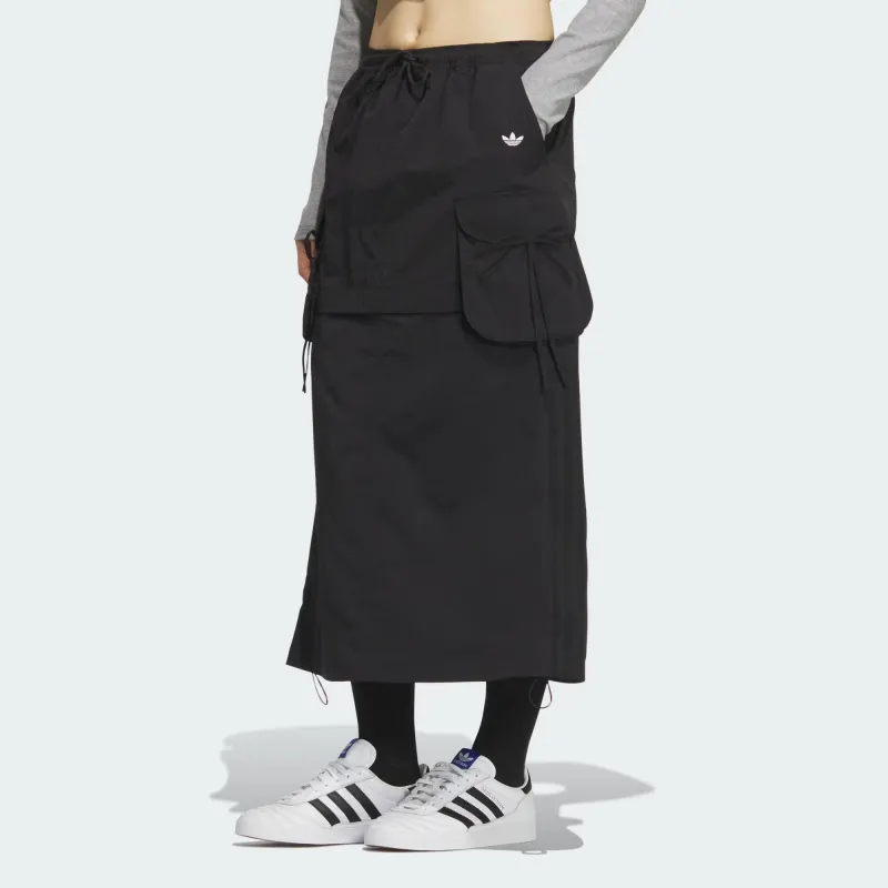Adidas Originals Cargo Short Skirts Women's Black-5