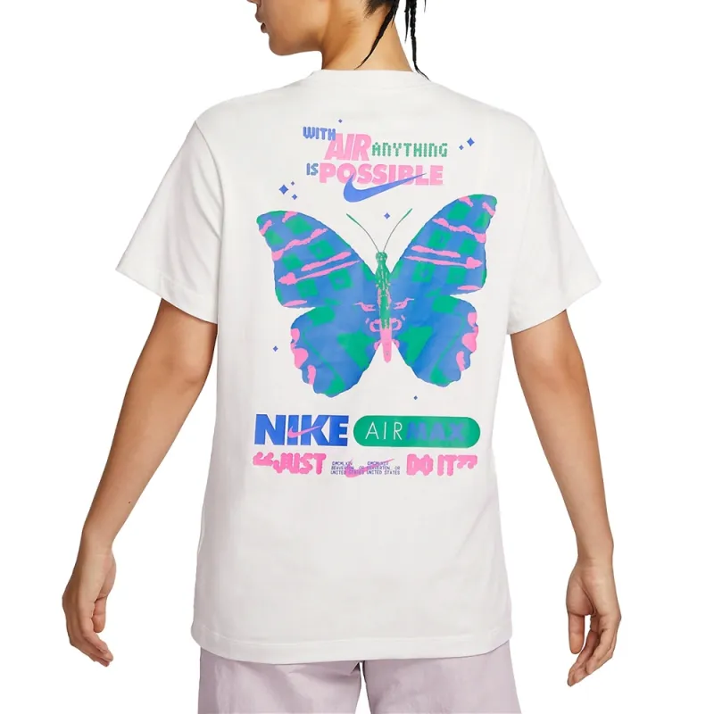 Nike T Shirts Women's White-3
