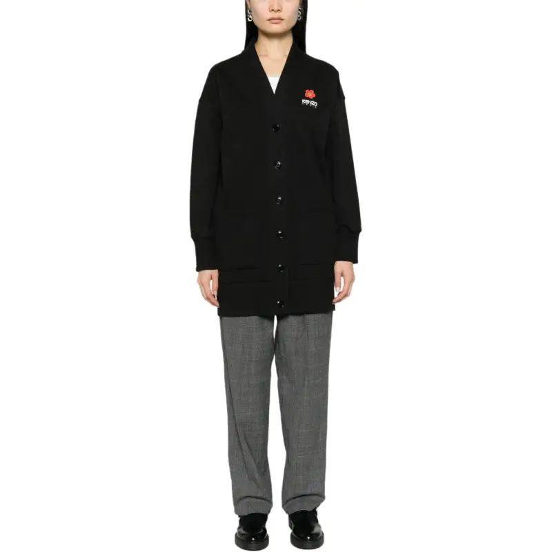 KENZO Logo print Cotton blend Cardigan-2