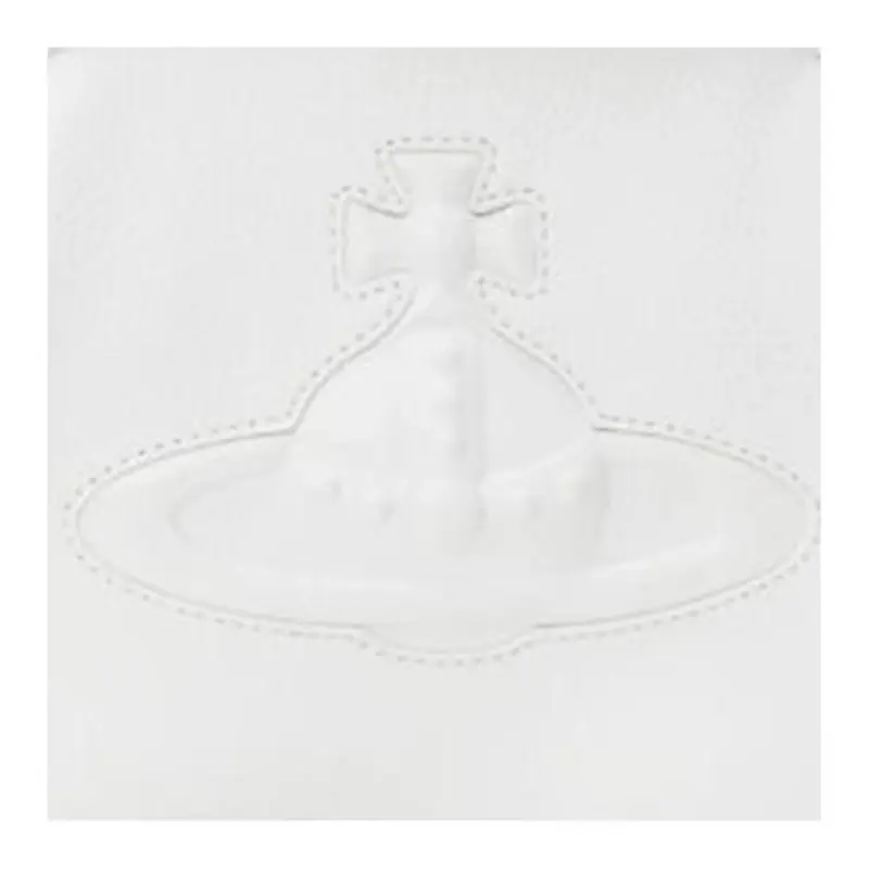 Vivienne Westwood Recycled Polyurethane Crossbody Bag Shoulder Bag Unisex White-3