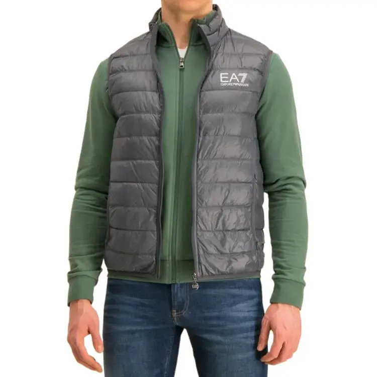 EMPORIO ARMANI Vests Men Gray-3