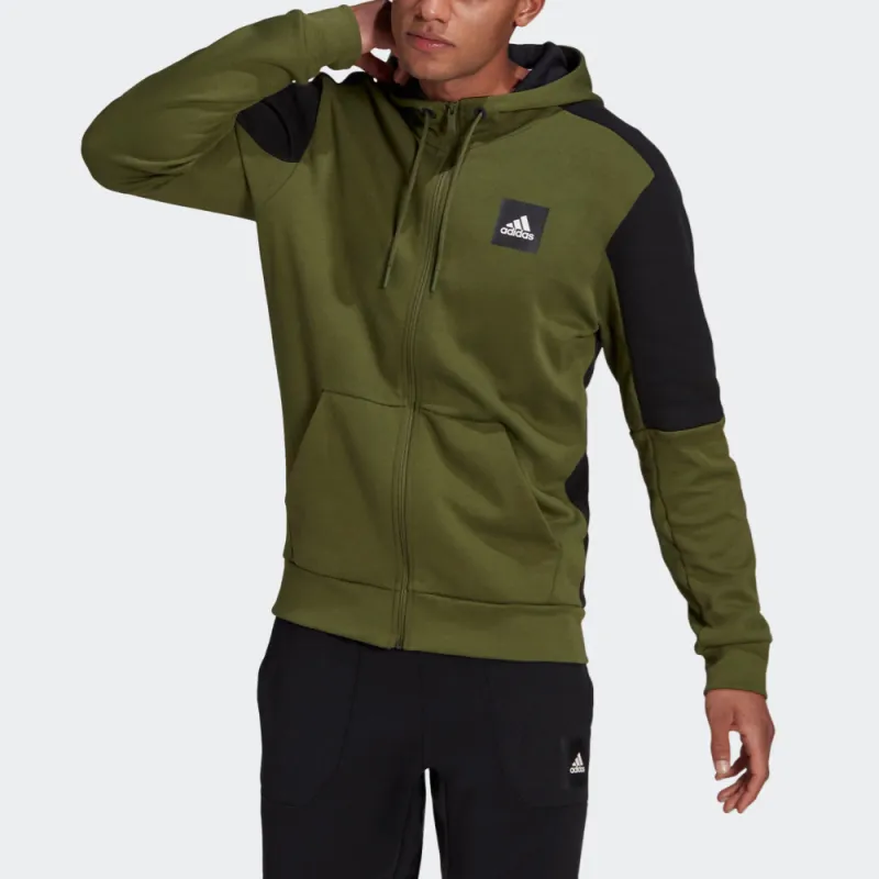 Adidas Performance Jackets Coats Men's Green/Black-1