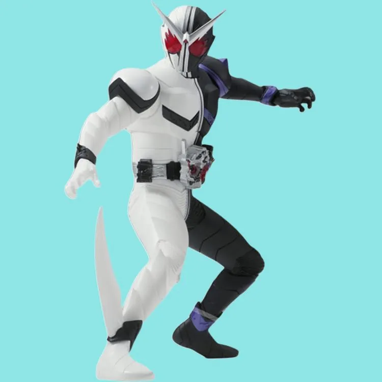 BANPRESTO Kamen Rider Characters Glass Factory, Hero Brave Statue, Kamen Rider W Fang King Ace Bonus Gifts 15cm-3