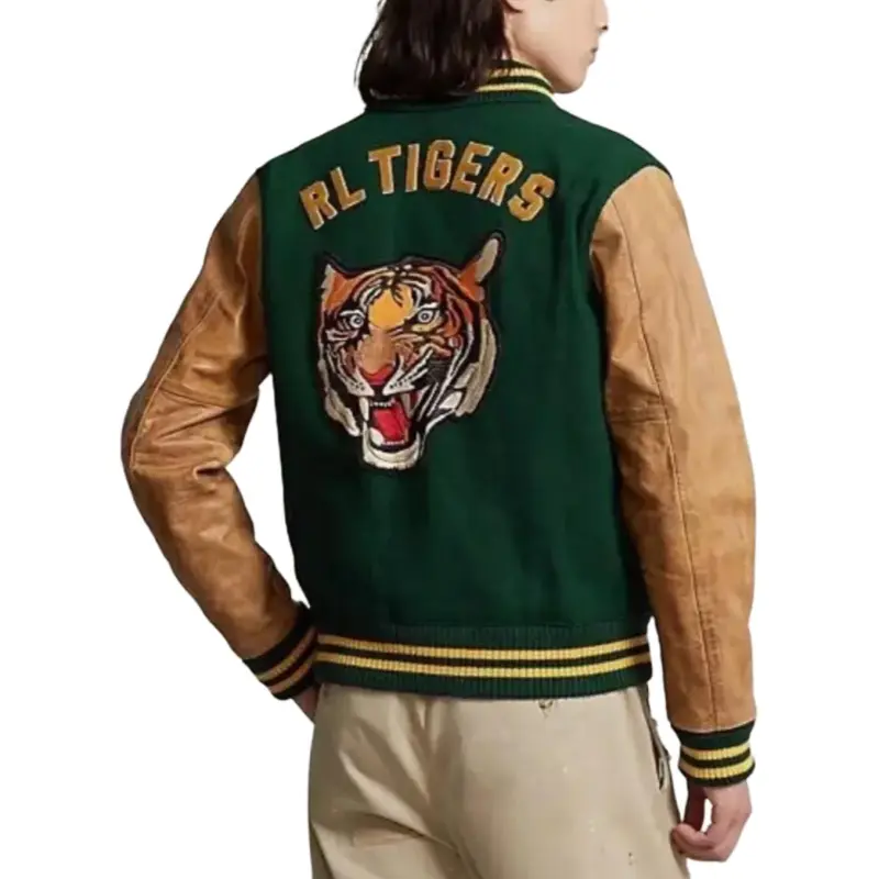 Polo Ralph Lauren Baseball Jacket Men's Green-2