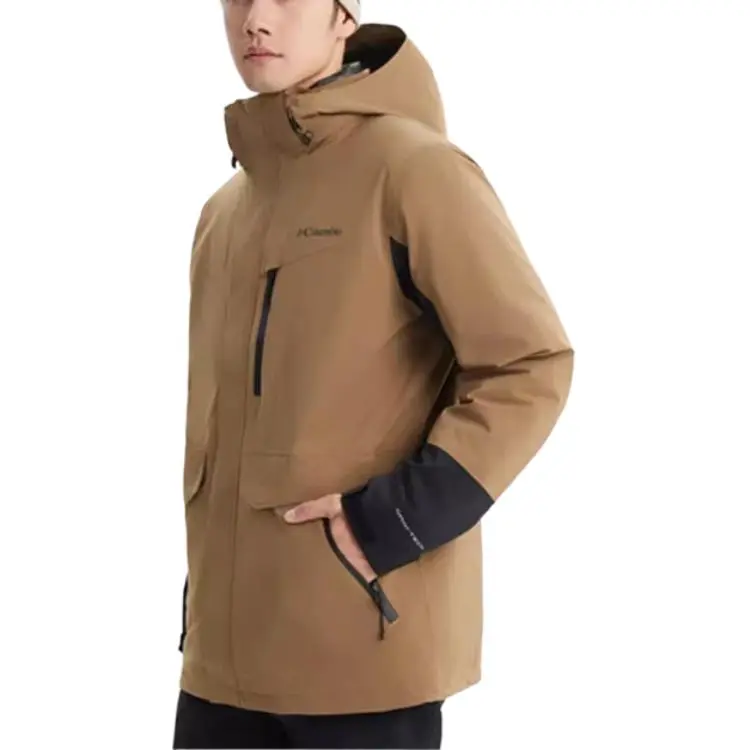 Columbia SOUTH GATE 2 Water Resistant Windproof Warm Heat Reflective Windbreaker Jacket Men's Brown-2