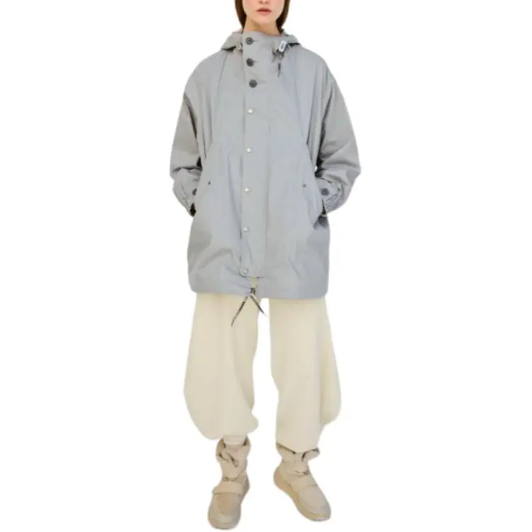 And Wander X ZARA And Wander Collaboration Coats Women's Gray-3