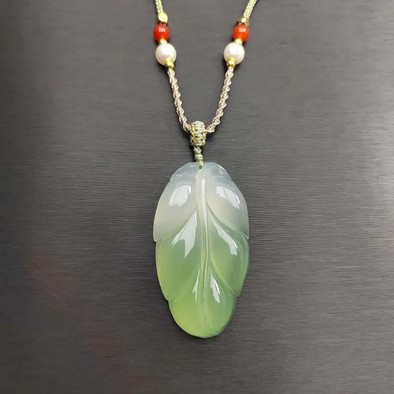 Gifts Chalcedony Jade Necklaces Unisex-2