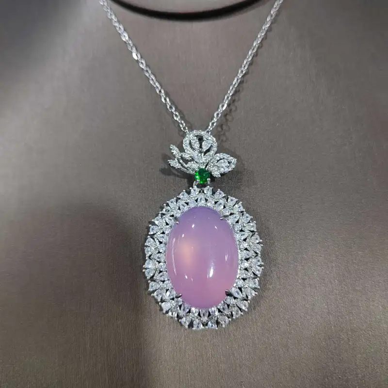 Grace Chalcedony Necklaces Women's-8