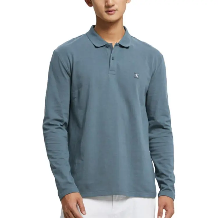 CALVIN KLEIN Polo Shirt Men's Blue-3
