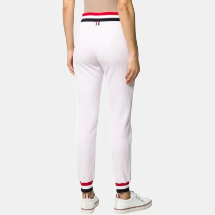 THOM BROWNE· Knitted Sweatpants Women's Pink-2