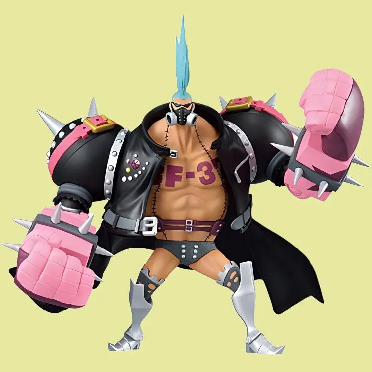 BANPRESTO Franky One Piece Ichiban Kuji Red Haired Songstress More Beats Bonus Gifts 18.5cm-4