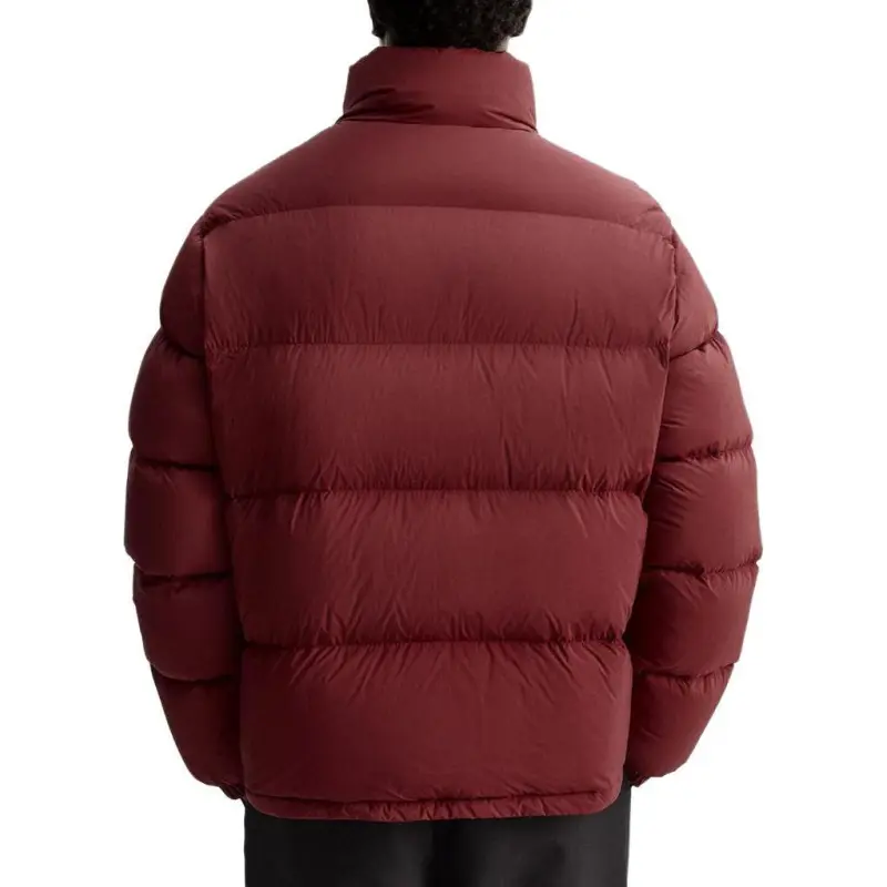 ZARA Down Jacket Men's Dark Red-3