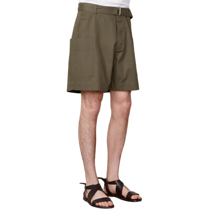 OFFICINE GENERALE Daryl Belted Bermuda Shorts-3
