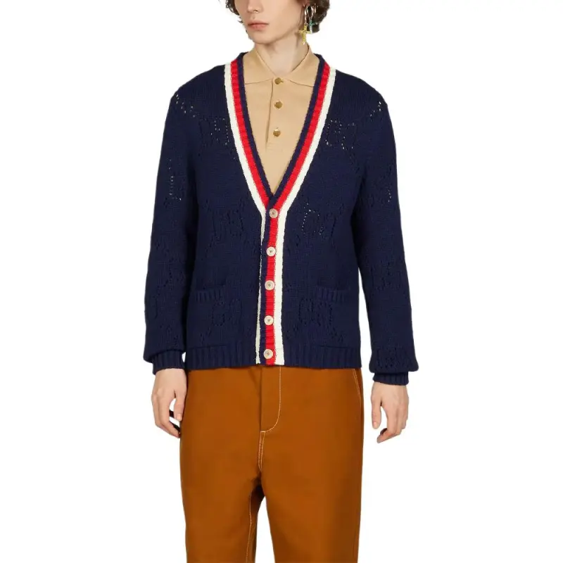GUCCI SS23 Sweater Men's Navy Blue-2